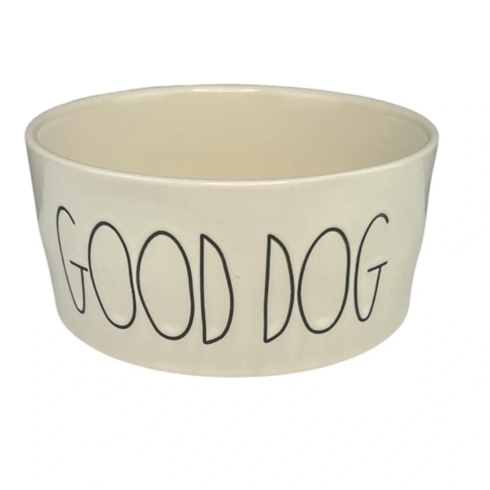 Rae Dunn - ‘Good Dog’ small ceramic bowl. SZ: 6”. NWT